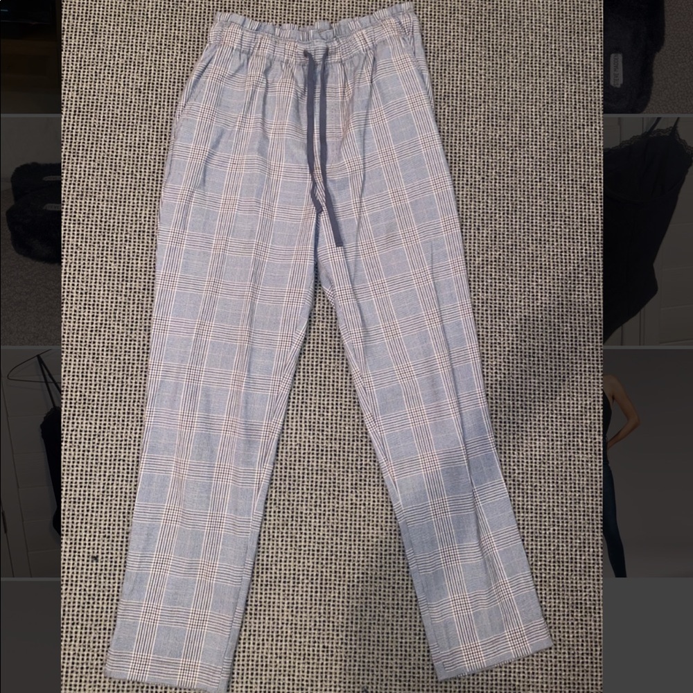 Never worn Abercrombie plaid pants